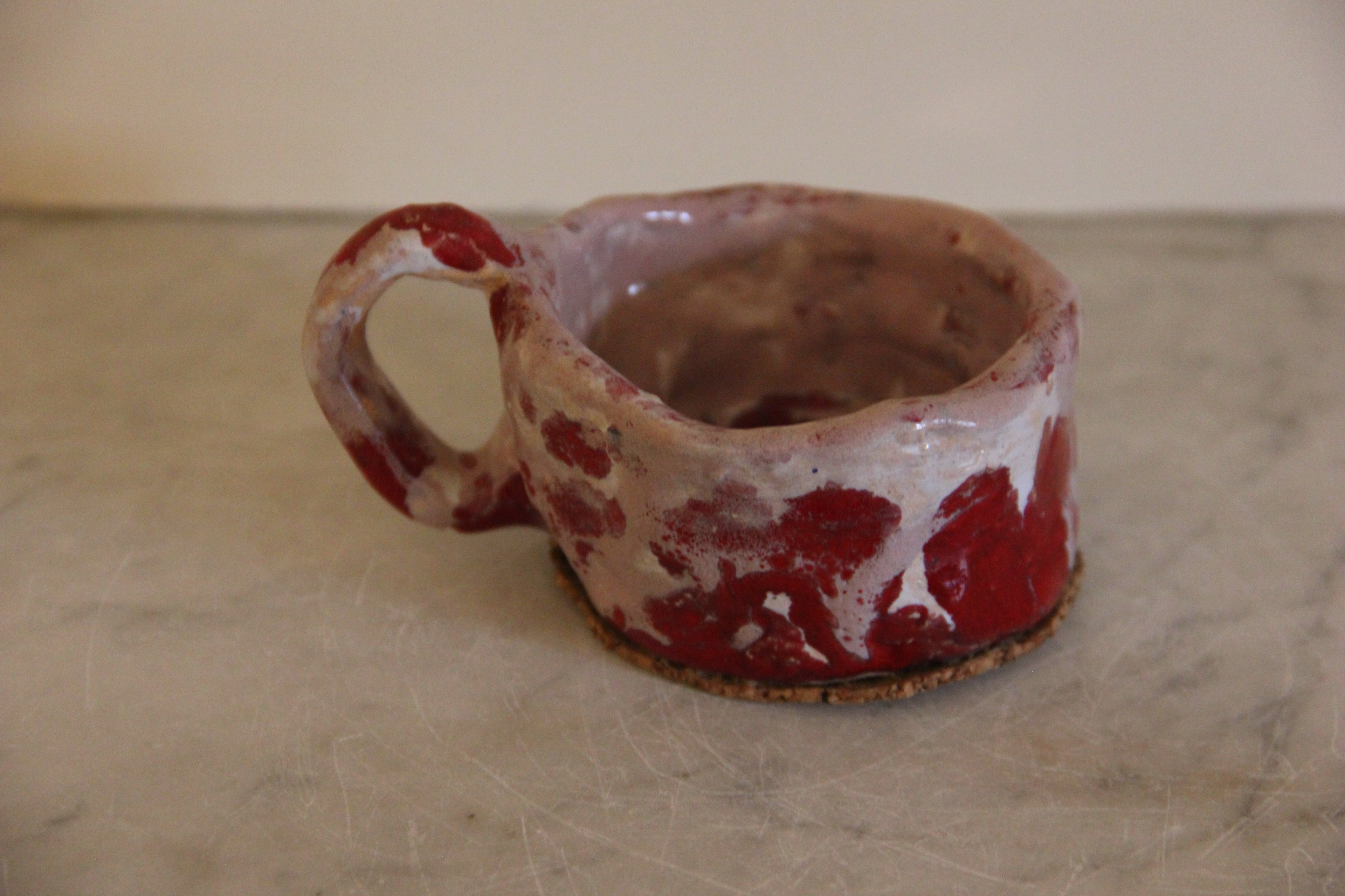 Caneca vermelho & rosa